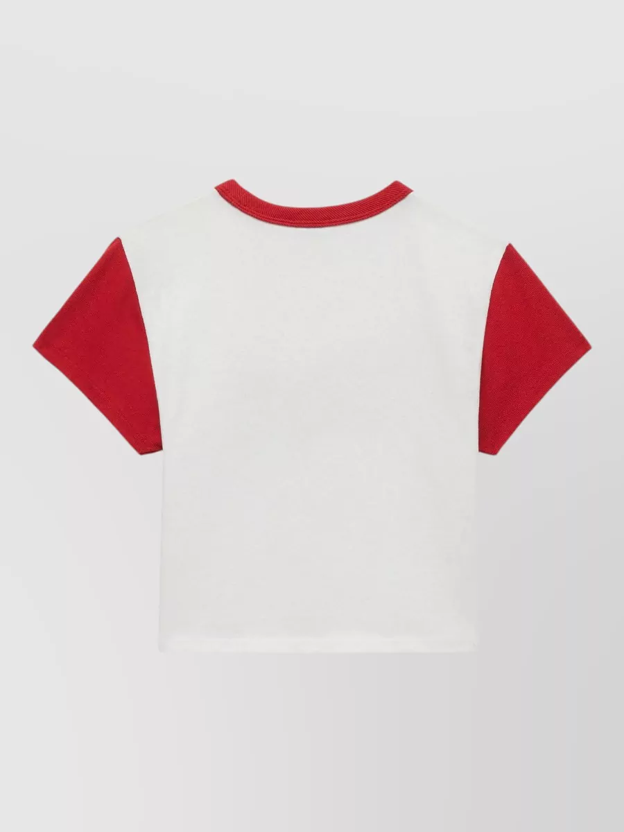 Kenzo Cropped Cotton Printed T-Shirt