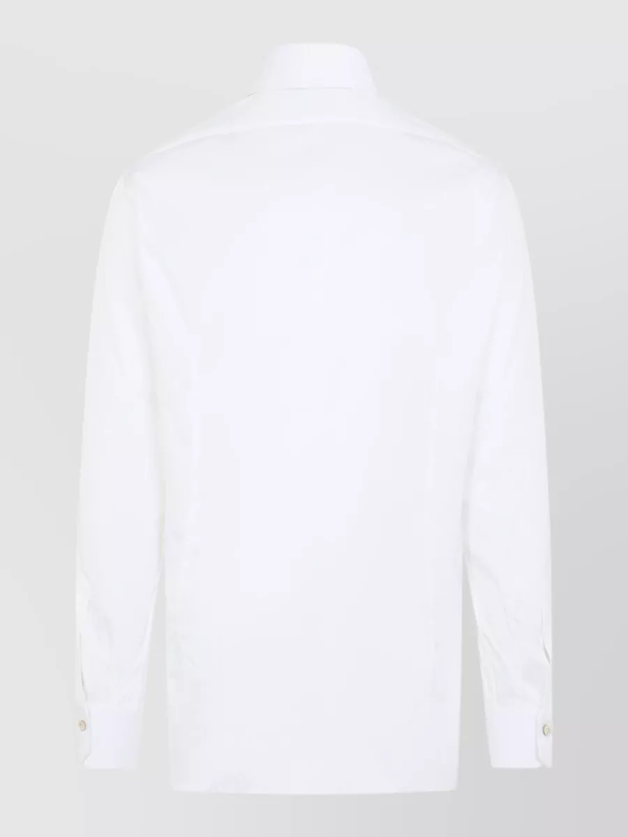 Kiton Cotton Long-Sleeve Shirt