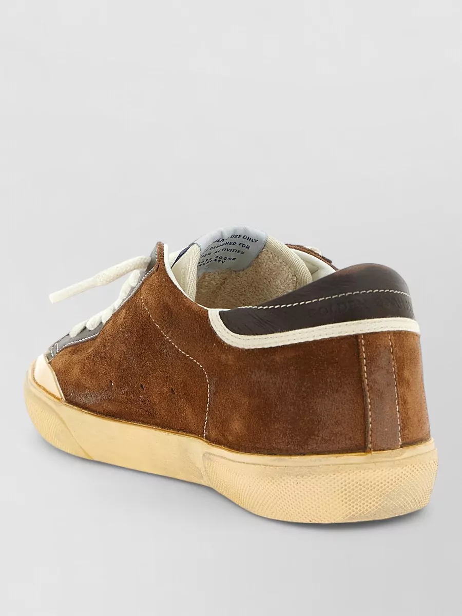 Golden Goose Leather Low-Top Sneakers