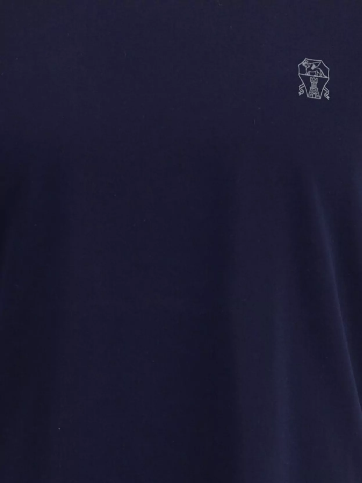 Brunello Cucinelli Logo Crew Neck T-Shirt