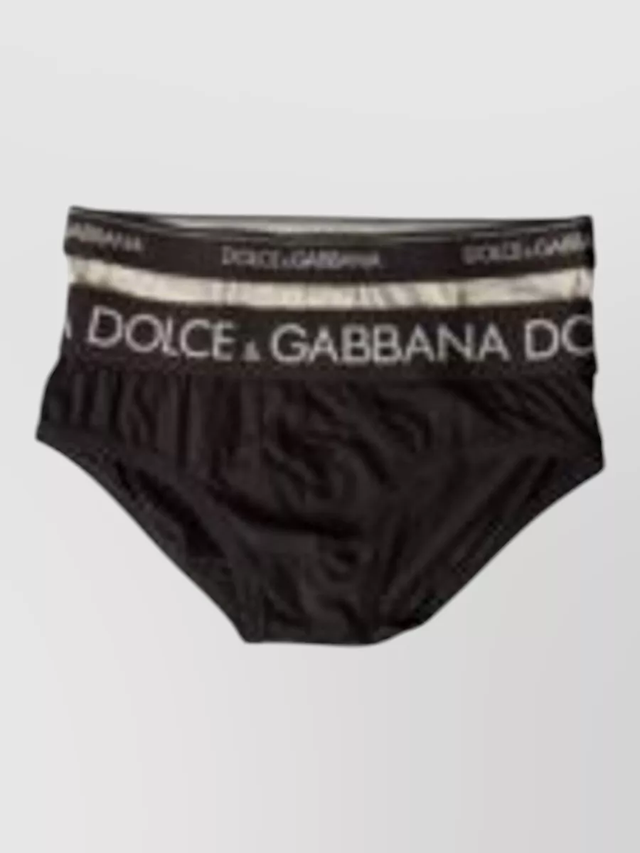 Dolce&Gabbana Floral Print High Waist Briefs