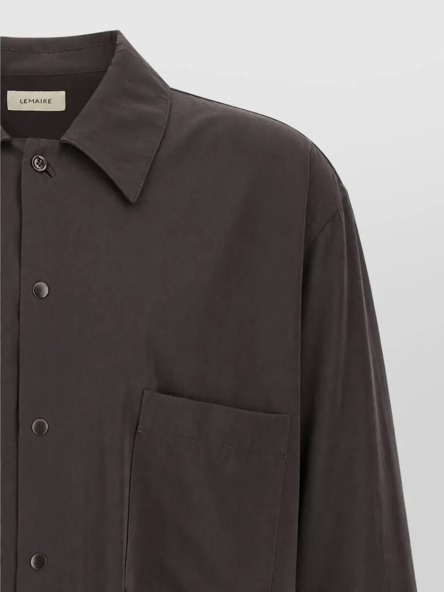 Lemaire Wool Gabardine Overshirt