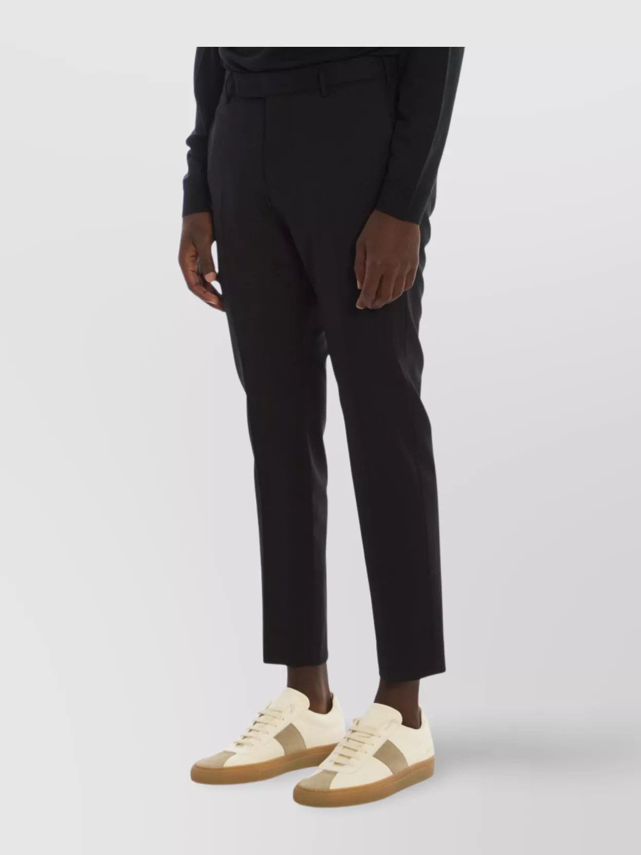 Pt Torino Streamline Wool Blend Trousers