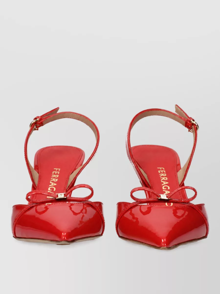 Ferragamo patent leather pumps