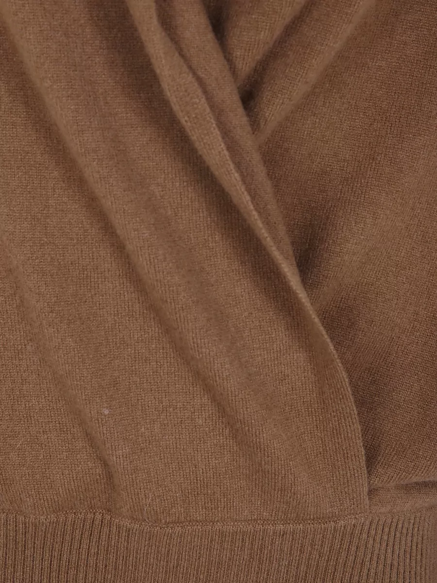 7 For All Mankind Cashmere Wool V-Neck Wrap Sweater