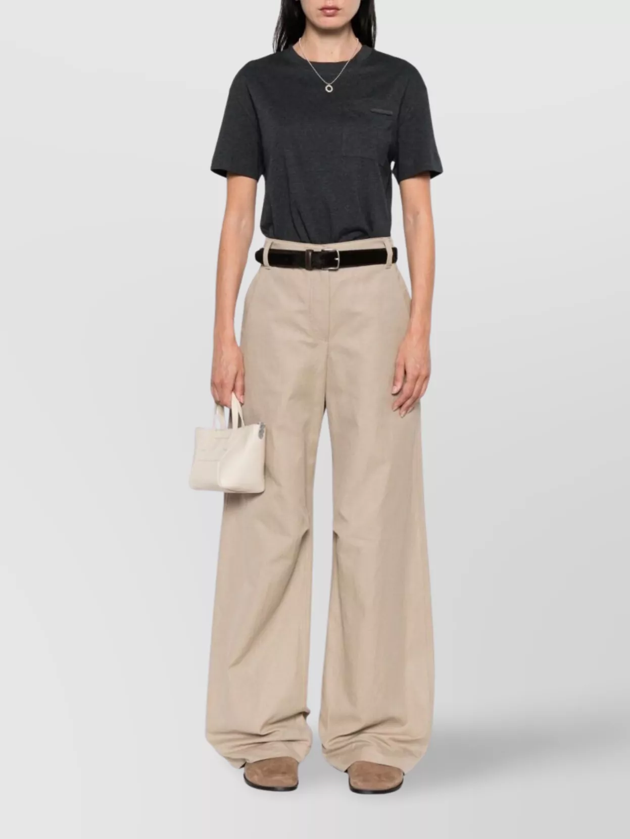 Brunello Cucinelli Cotton Crew Neck T-Shirt With Patch Pocket
