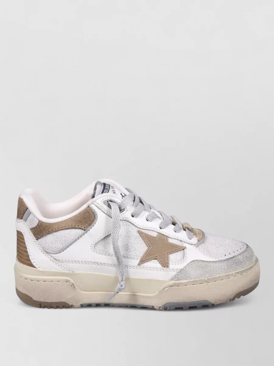 Golden Goose Leather Low-Top Sneakers