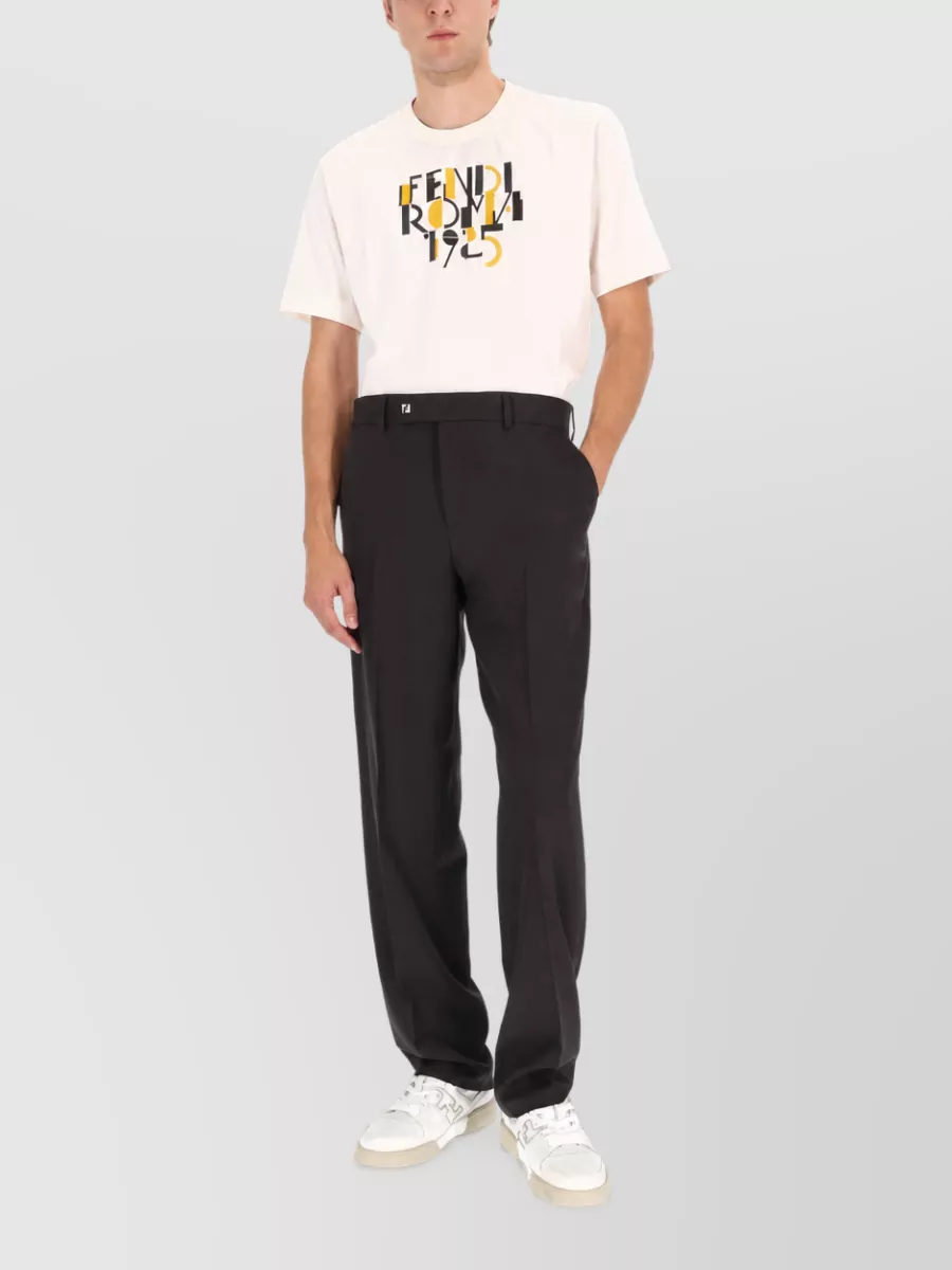 Fendi Cotton Printed T-Shirt