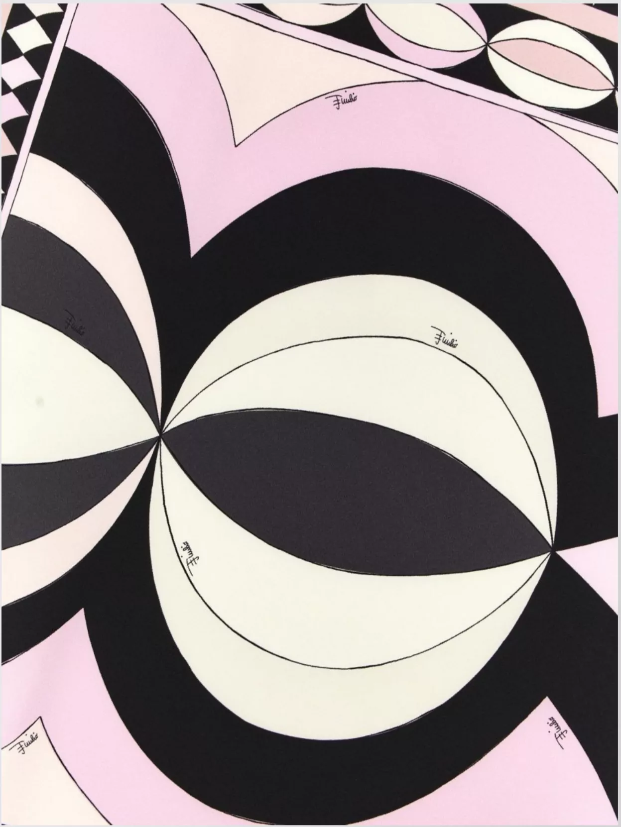Pucci Geometric Lightweight Soft Triangle Scarf