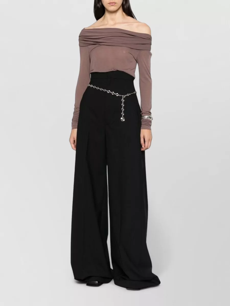 Rick Owens high-rise wide-leg trousers