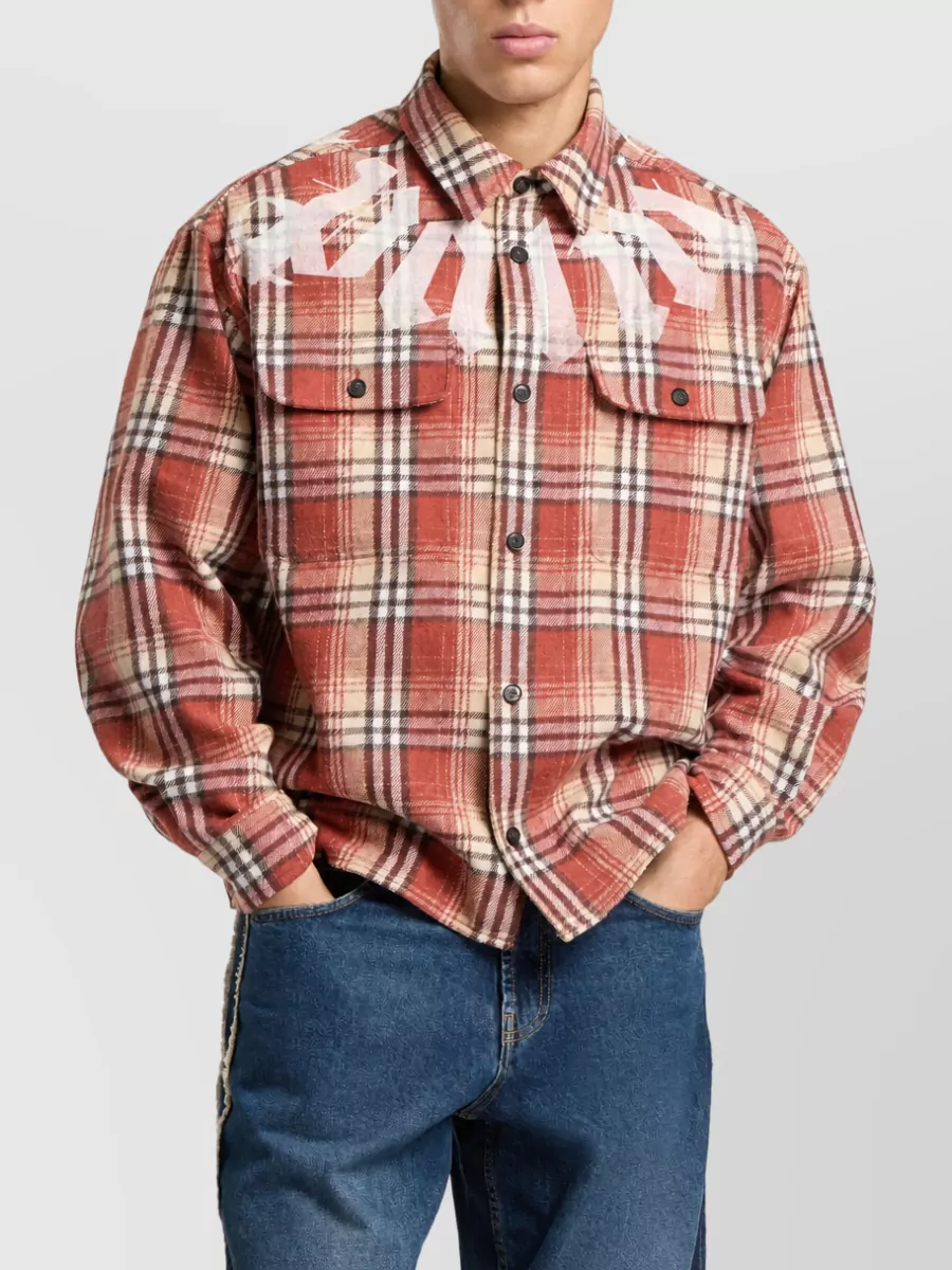 Palm Angels Oversized Shirt Jacket