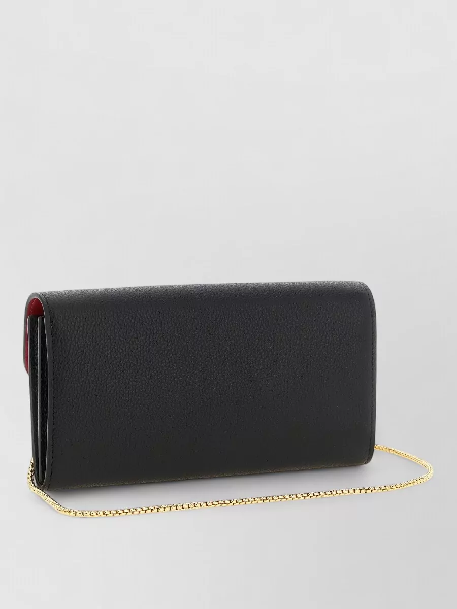 Ferragamo Gancini Leather Clutch Bag