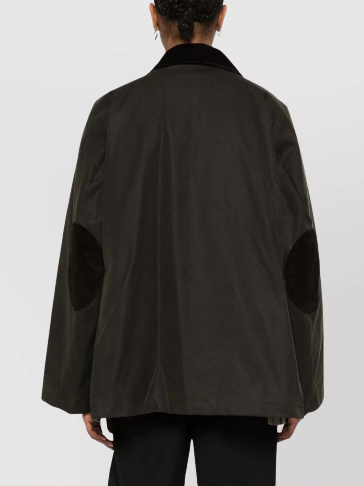 Totême Padded Cotton Jacket With Corduroy Accents