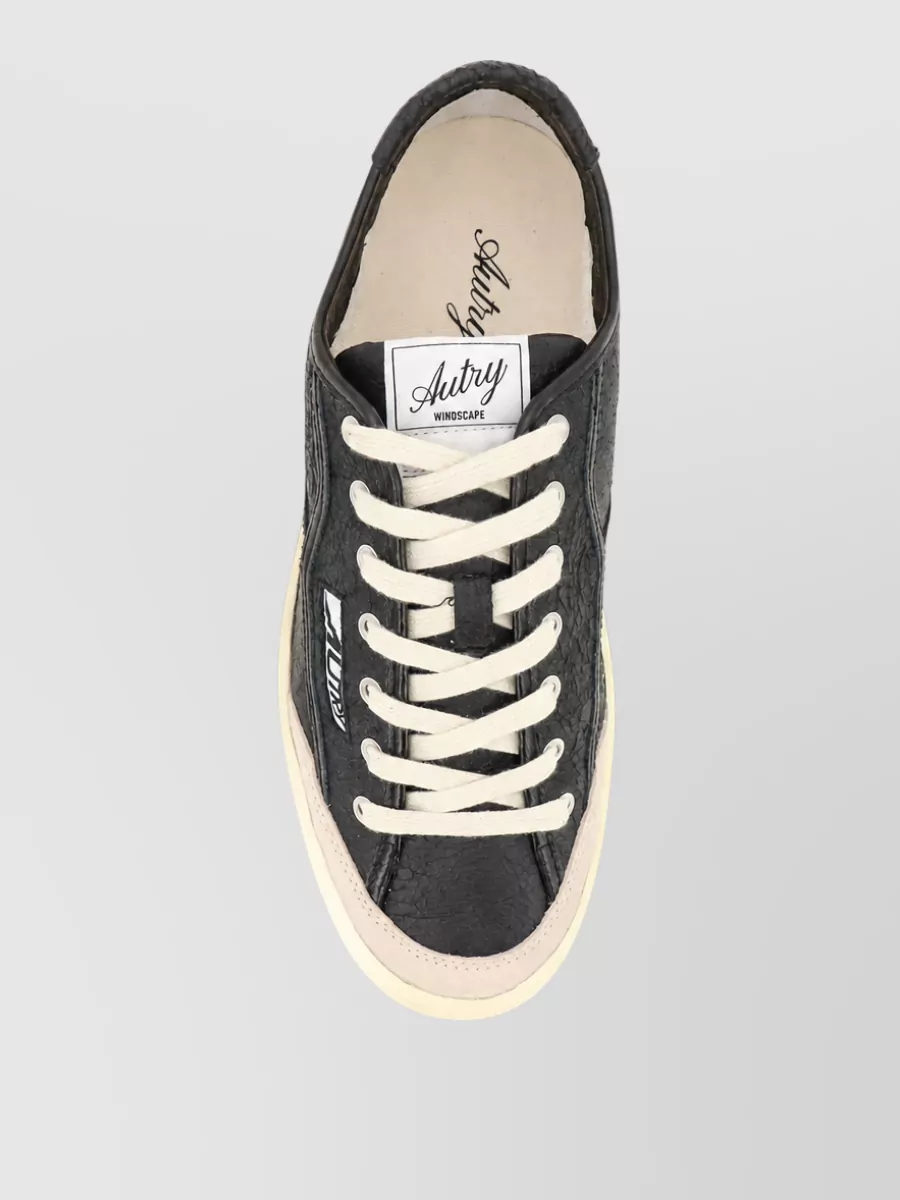 Autry Leather Lace-Up Sneakers