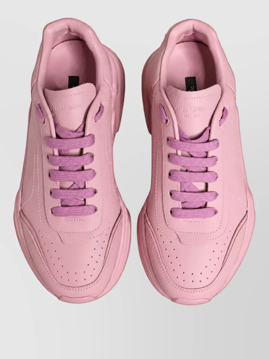 Dolce&Gabbana Leather Low-Top Sneakers