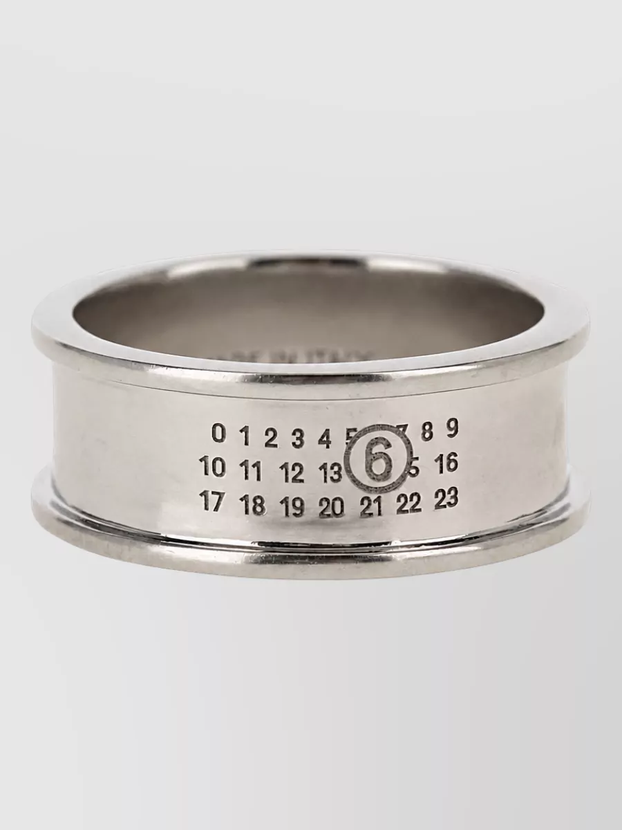 Mm6 Maison Margiela Wide-Band Brass Ring