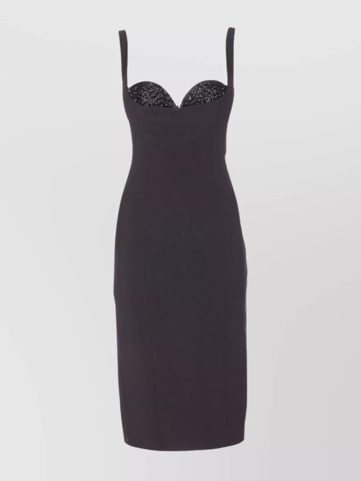 Elisabetta Franchi Fitted Dress With Adjustable Shoulder Straps In Multi