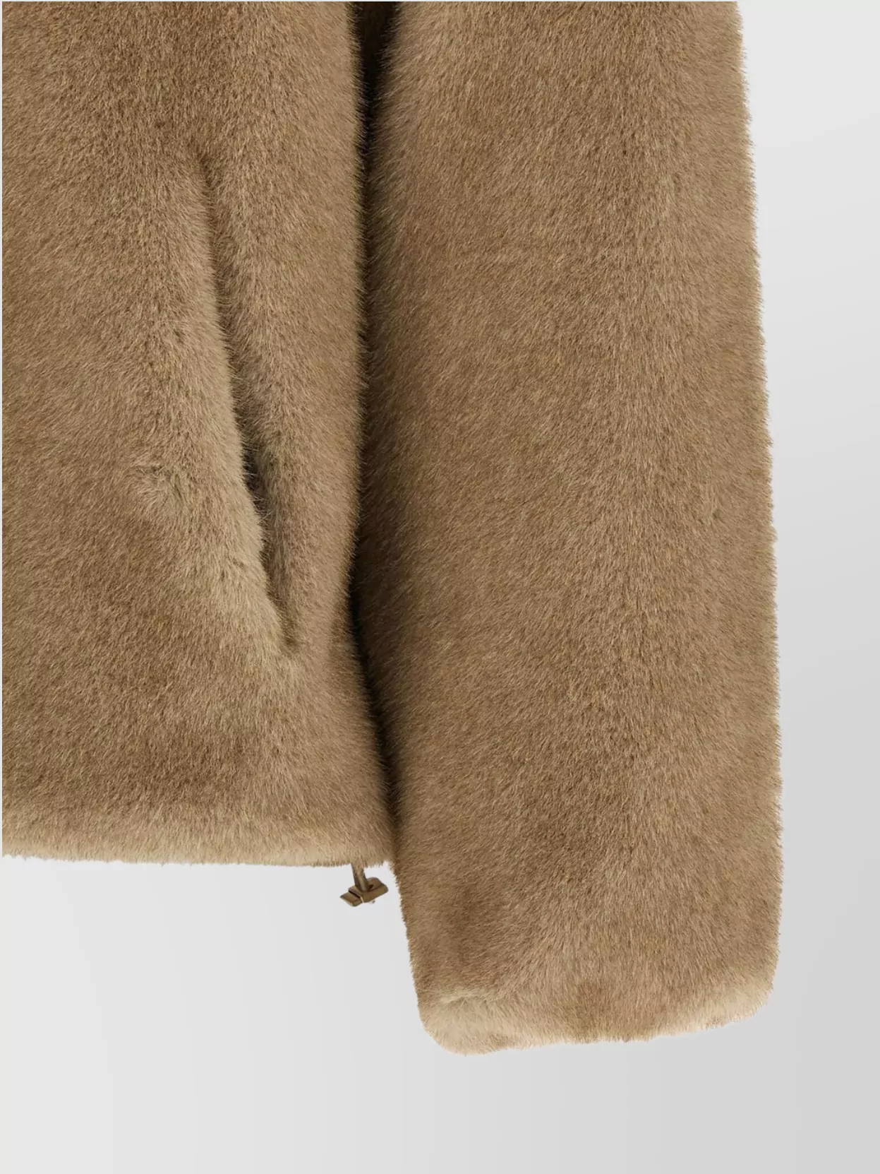 Herno Hooded Faux Fur Jacket