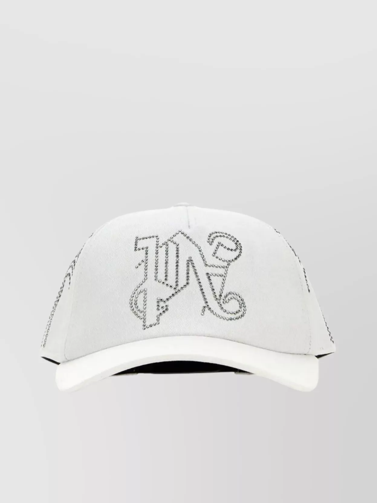 Shop Palm Angels Curved Visor Cotton Baseball Cap