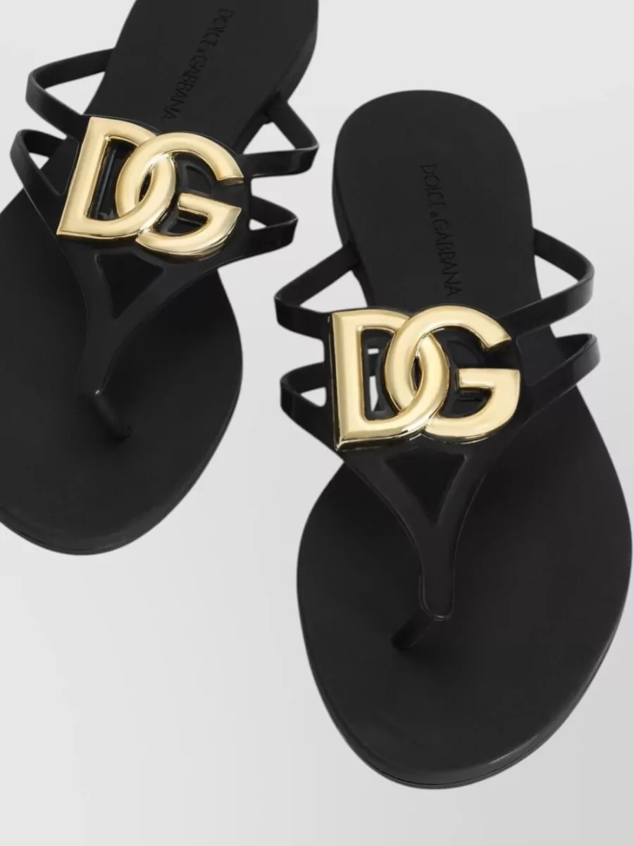 Dolce&Gabbana Slides And Flip Flops Thong Strap Hardware