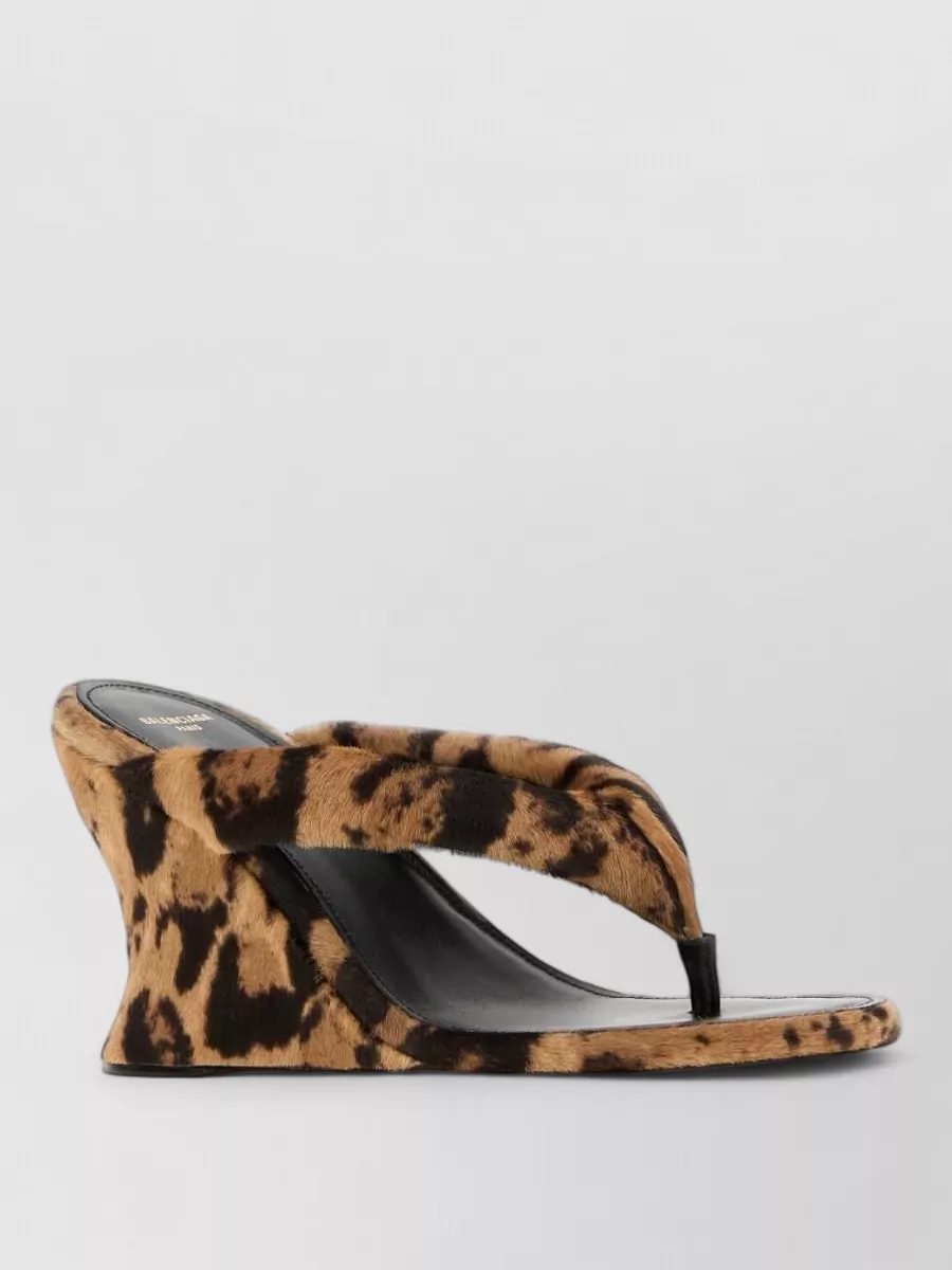 Balenciaga Calf Hair Sandals
