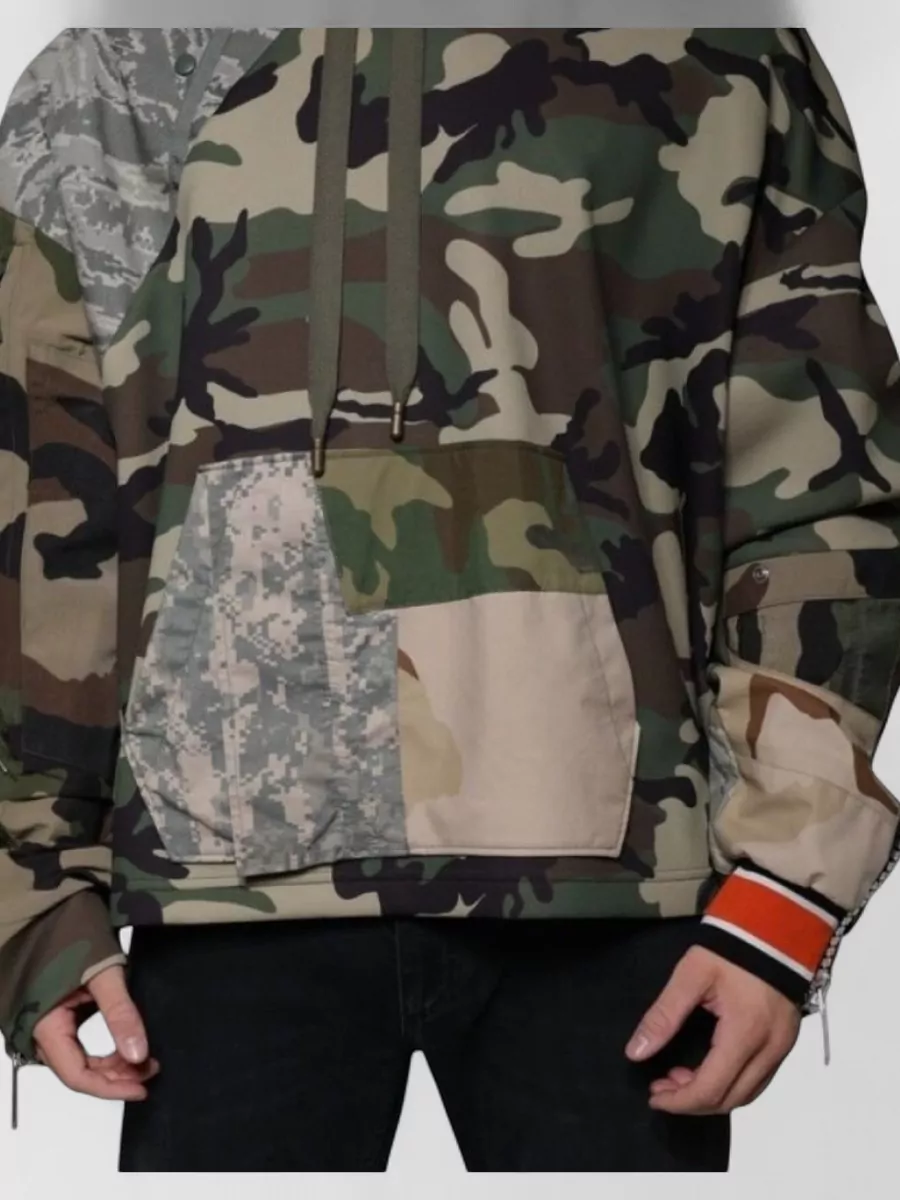 Dolce&Gabbana Camouflage hooded sweatshirt