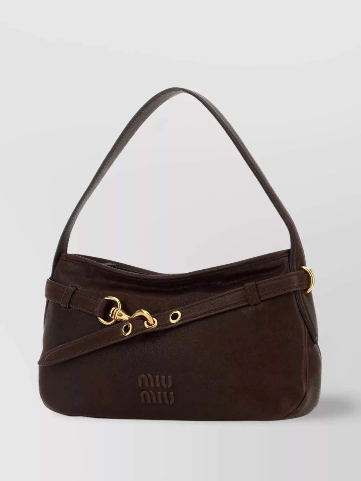 ショルダーバッグ・ポシェット Miu Miu Black Nappa Leather Avenue Shoulder Bag Miu Miu Nappa leather avenue shoulder bag | The Fashion Square