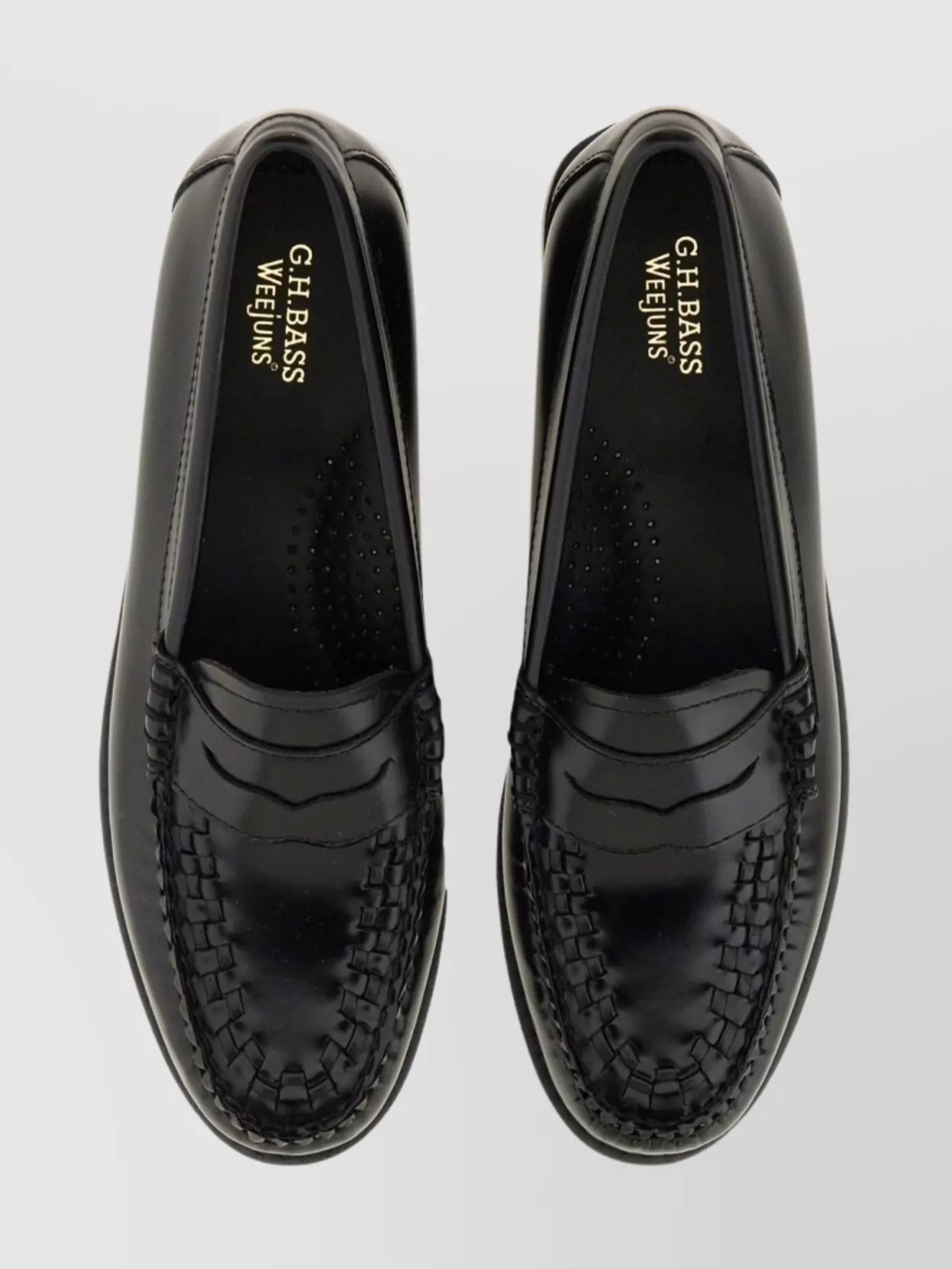 G.h. Bass Penny Loafer Leather Rubber Sole