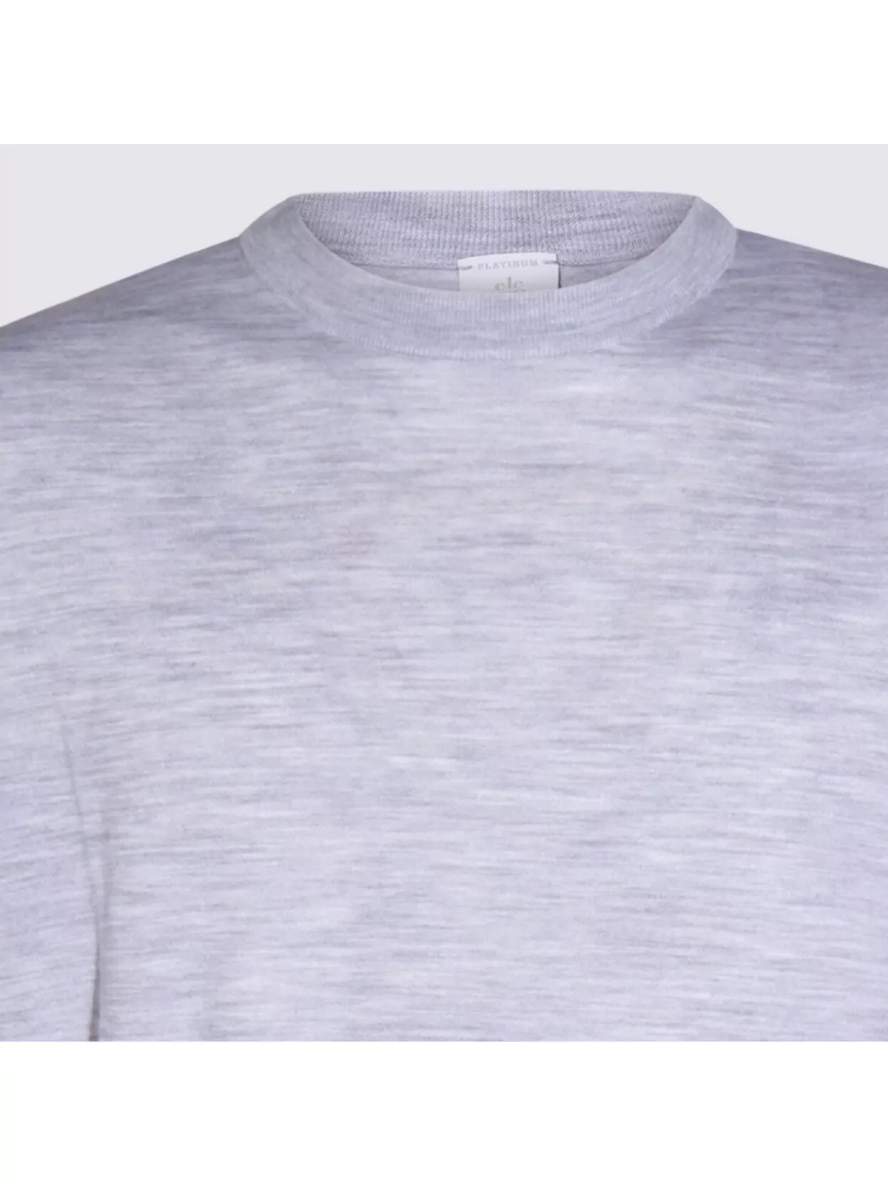 Eleventy Ribbed Crewneck Sweater Soft Texture