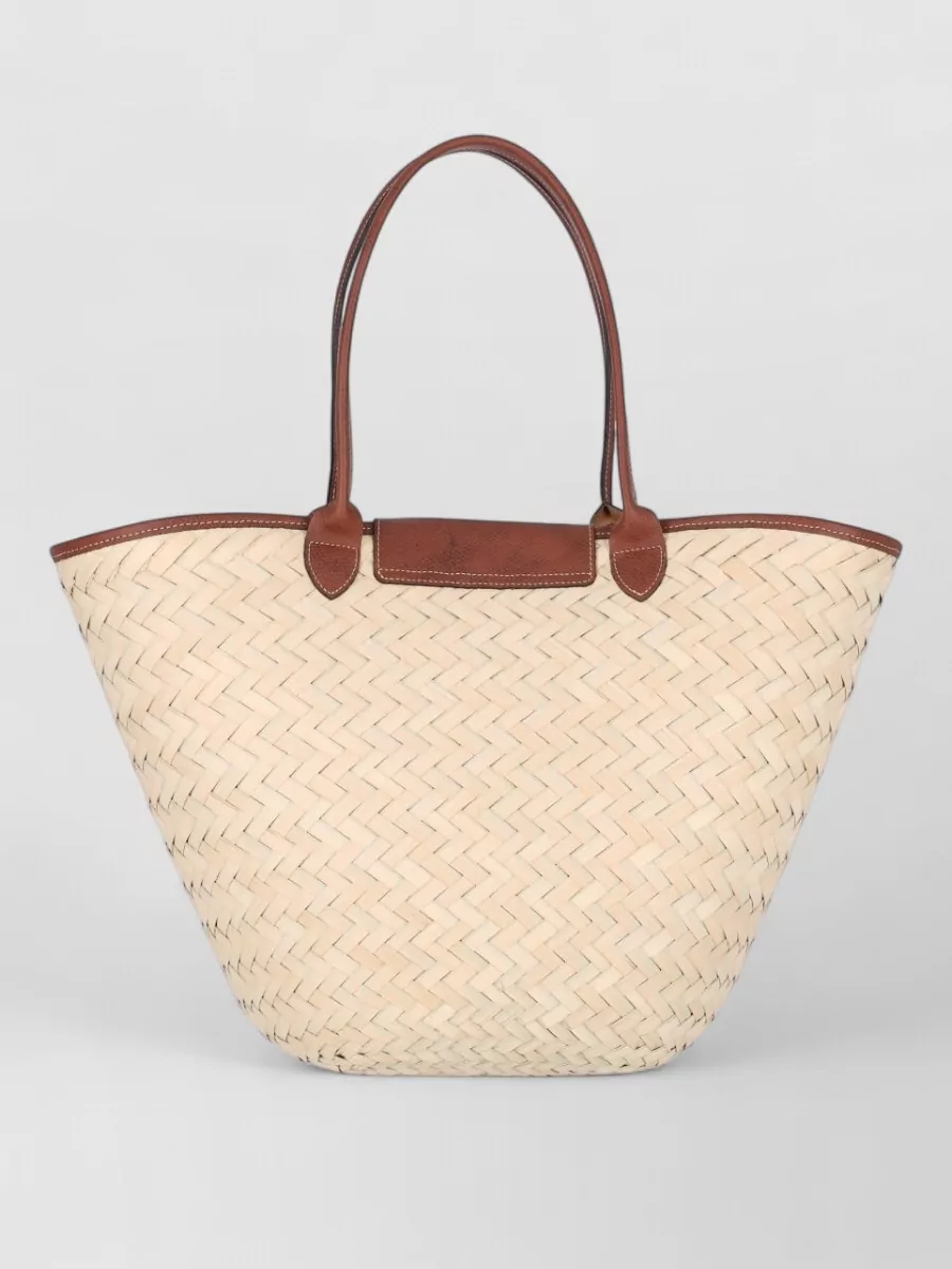 Longchamp Wicker Tote Bag