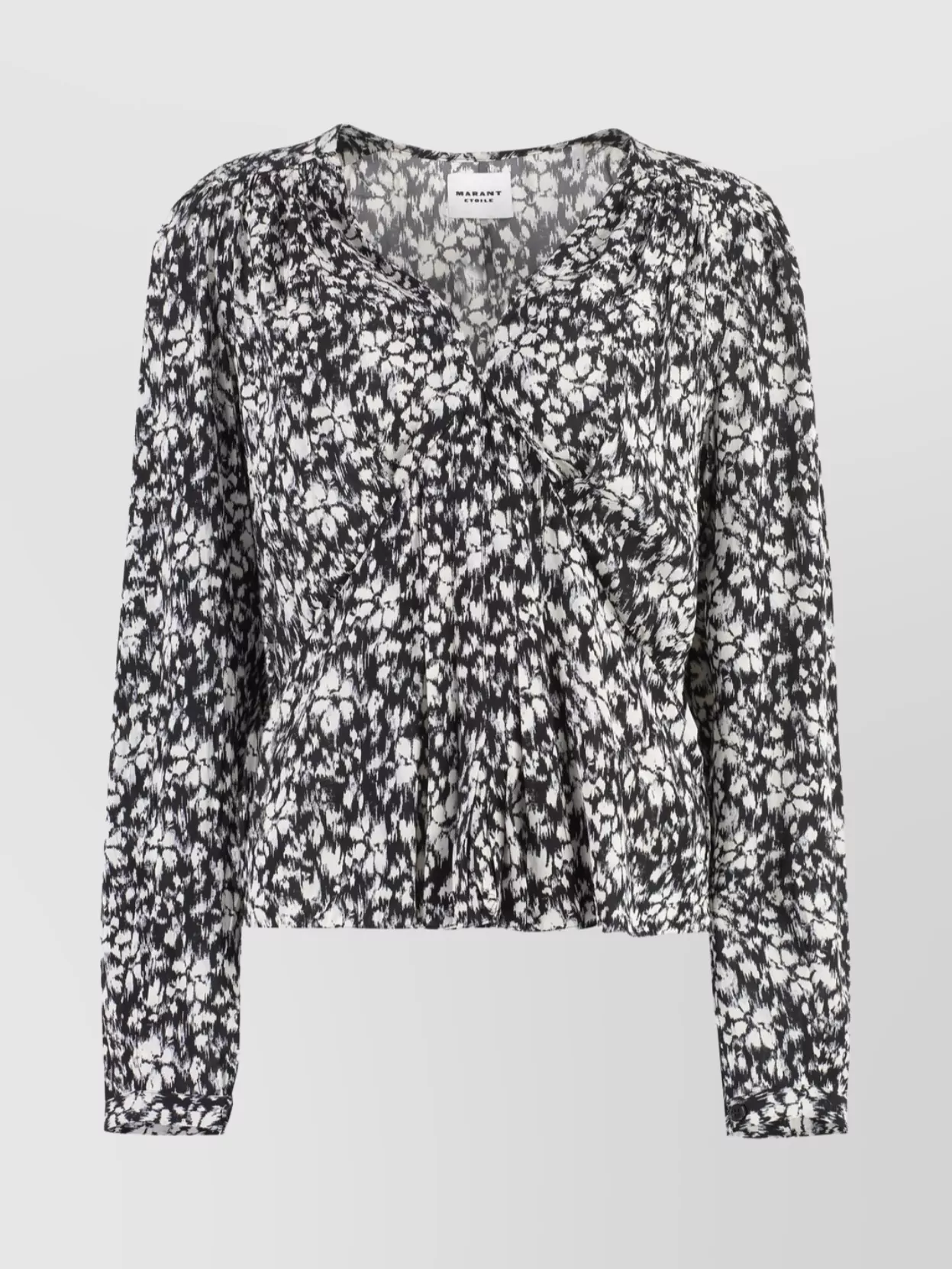 Shop Isabel Marant Étoile Eddy Printed Viscose Blouse