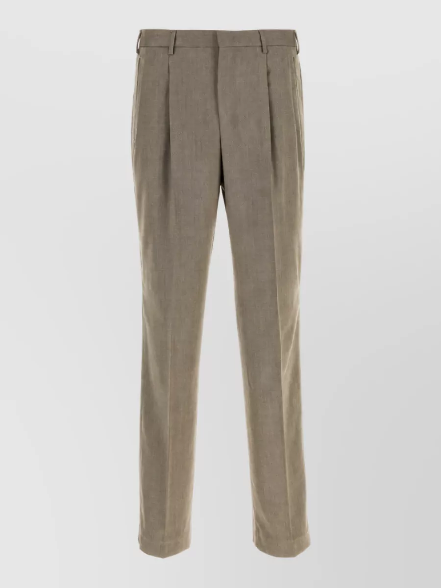 Pt Torino virgin wool tailored trousers