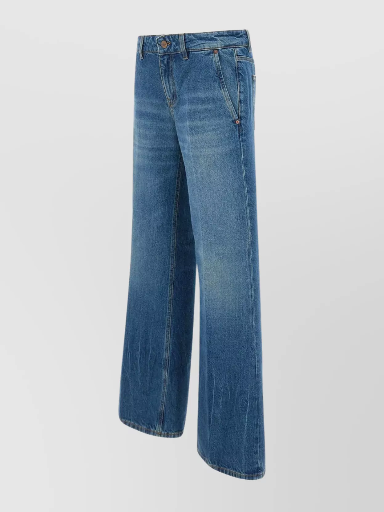 Victoria Beckham Low Rise Flare Denim Jeans
