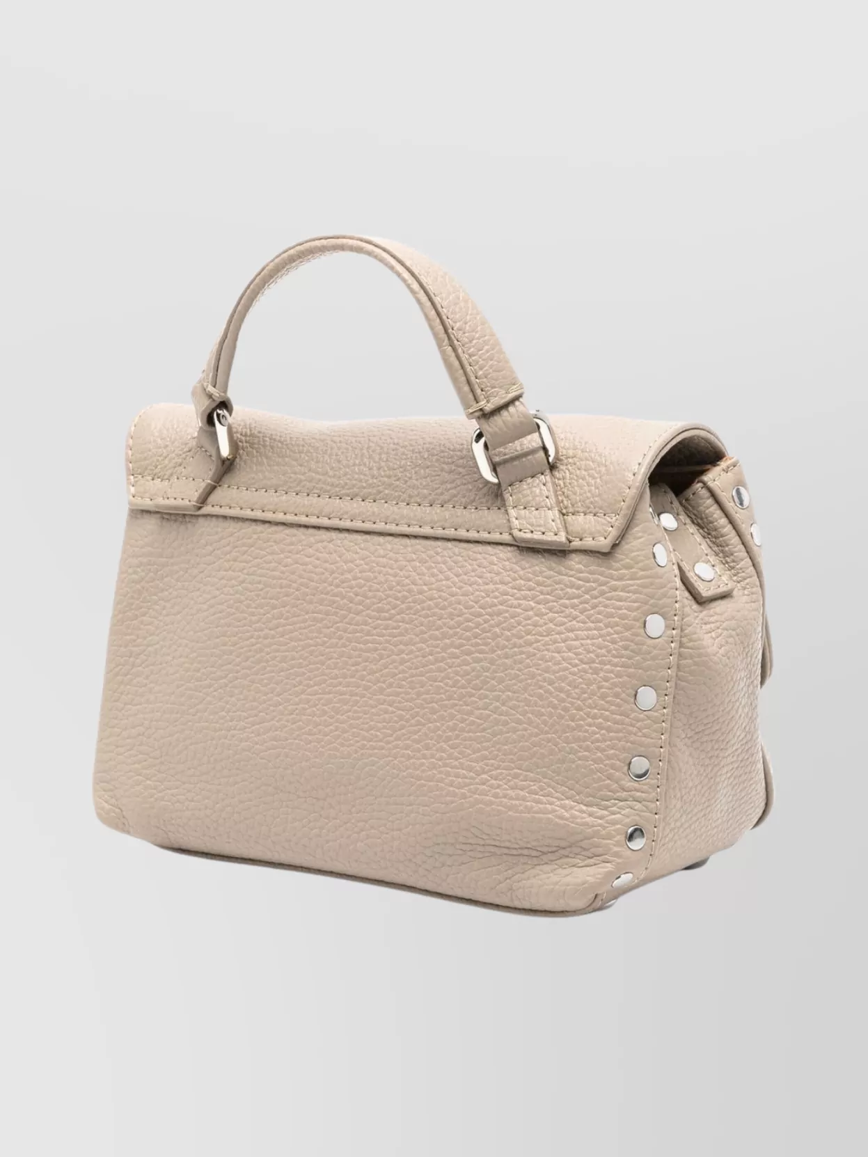 Zanellato Daily Pebbled Clutch Bag With Top Handle