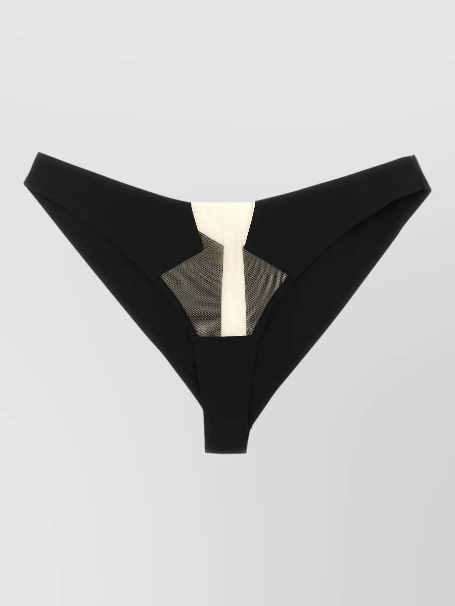 Rick Owens tulle insert thong briefs