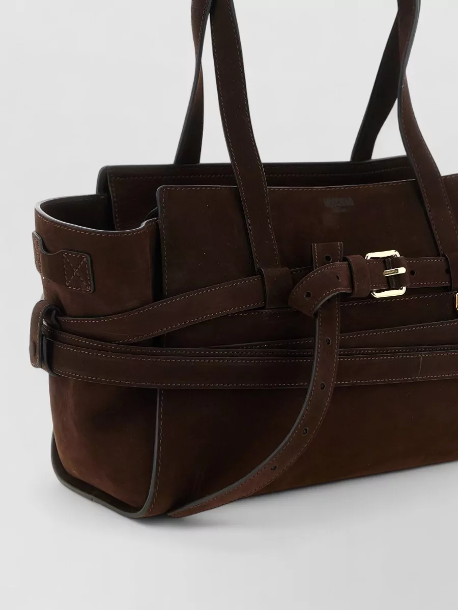 Moschino Leather Tote Bag