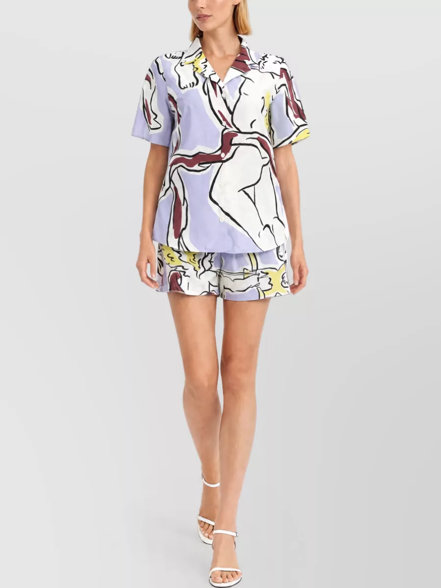 Tory Burch Printed Shorts
