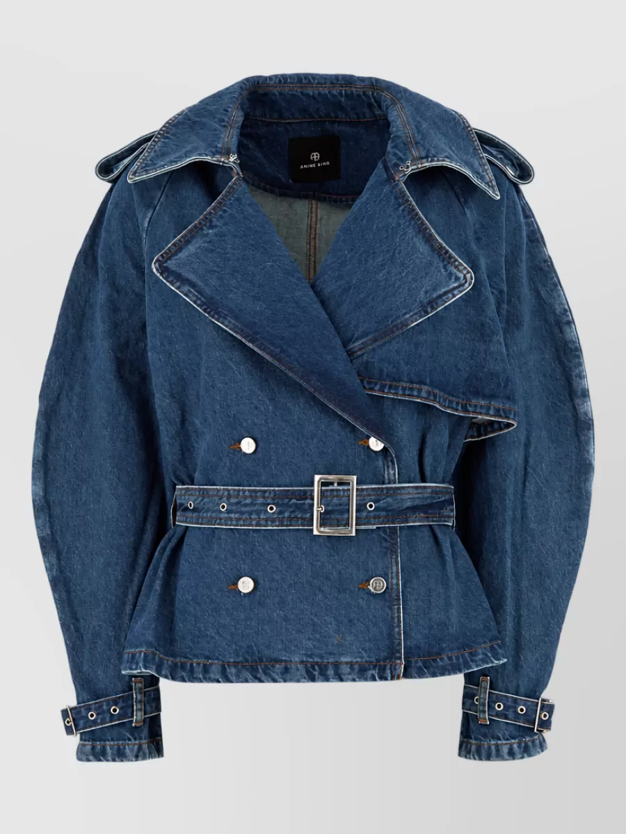 Anine Bing Denim fitted jacket