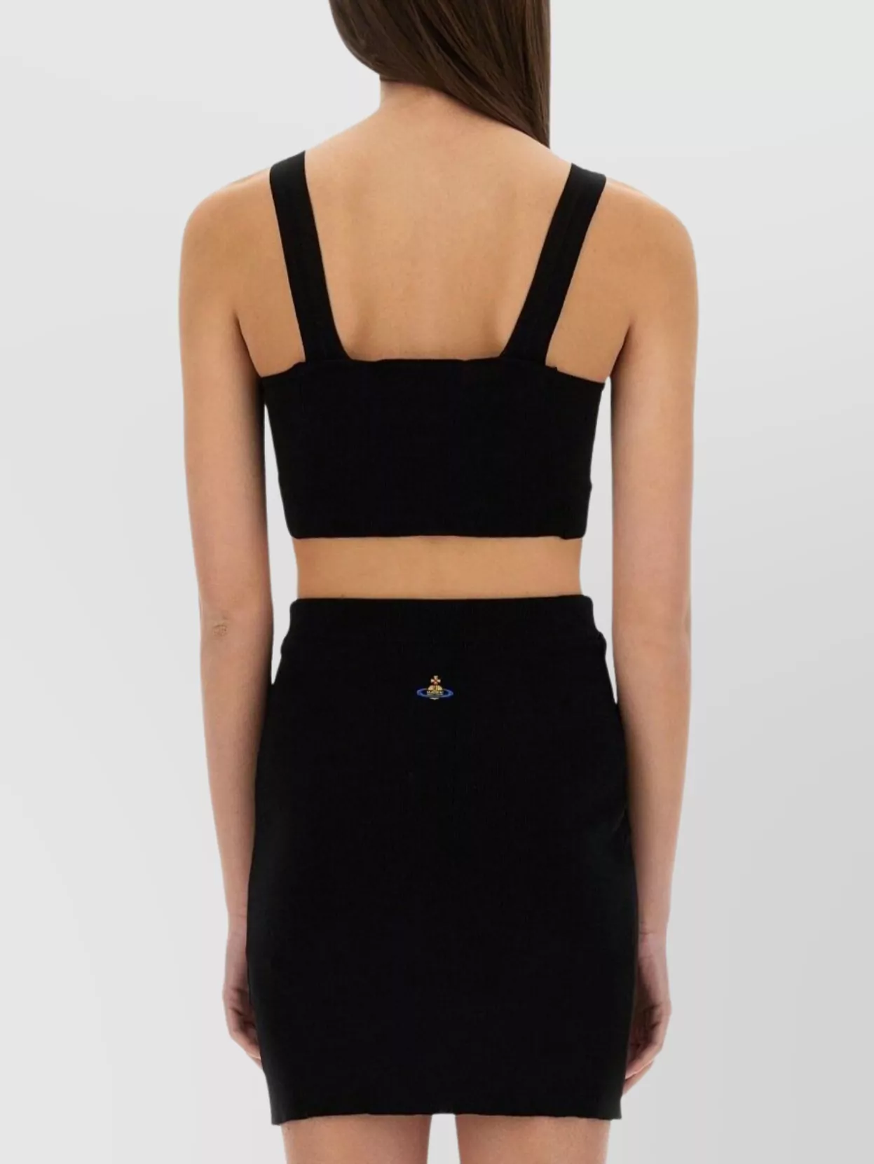 Vivienne Westwood Cropped Ribbed Sleeveless Top