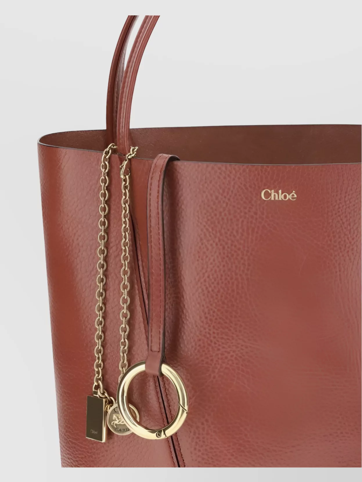 Chloé Spin Leather Shoulder Bag