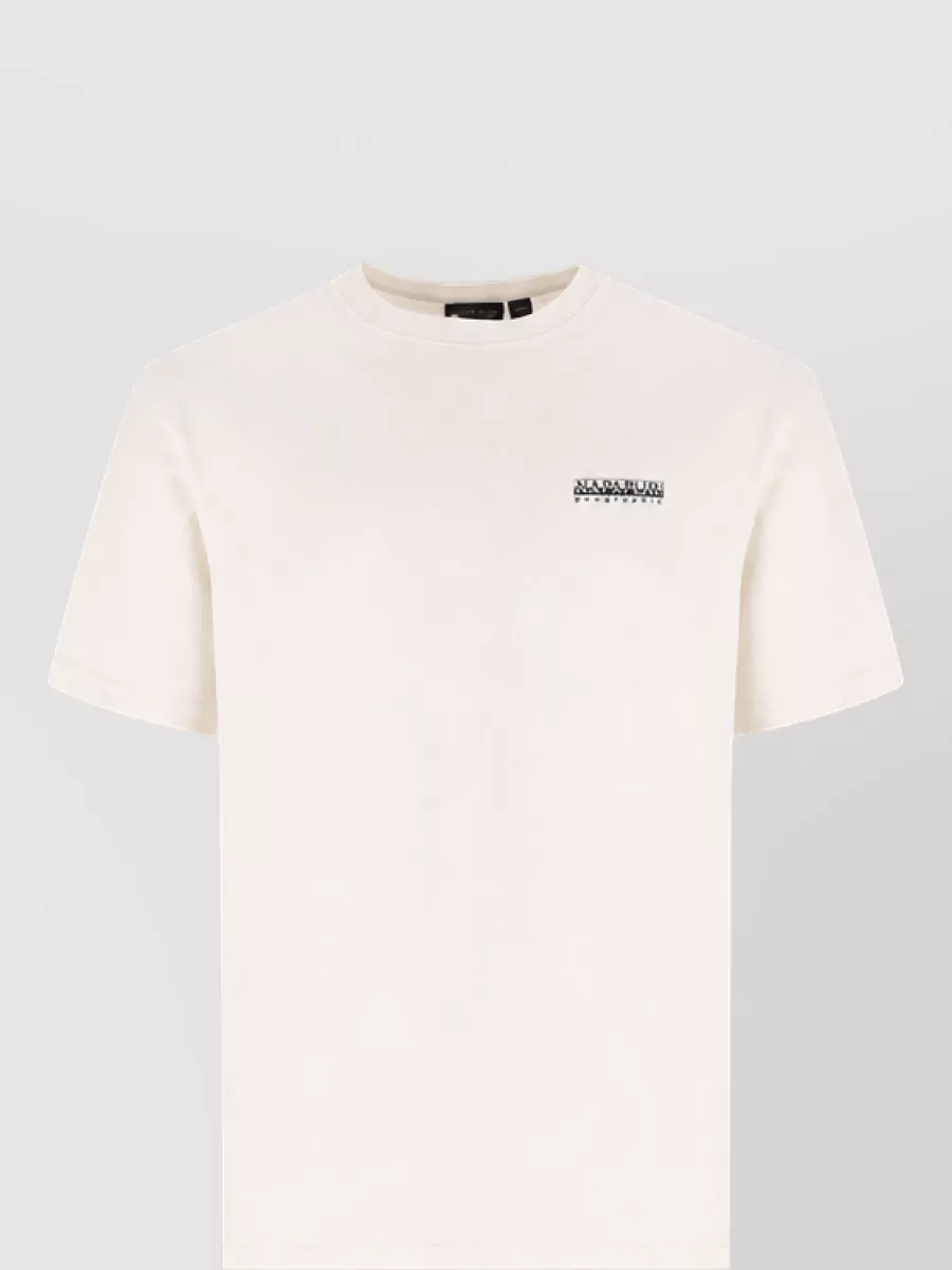 Napapijri cotton graphic print t-shirt