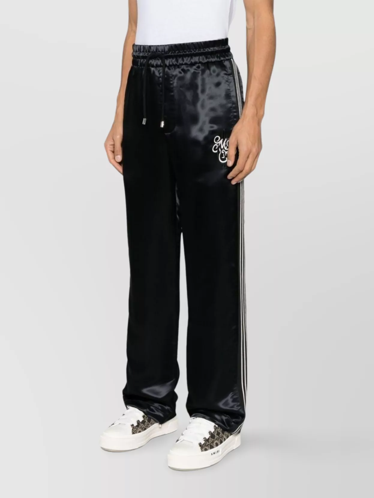 Amiri Music Note Satin Sports Trousers