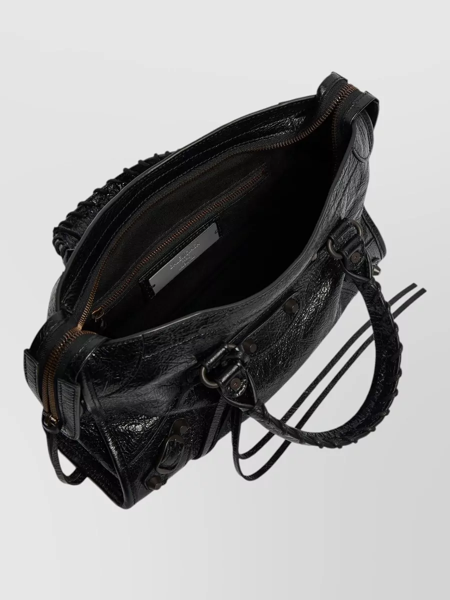 Balenciaga Le City Small Leather Shoulder Bag