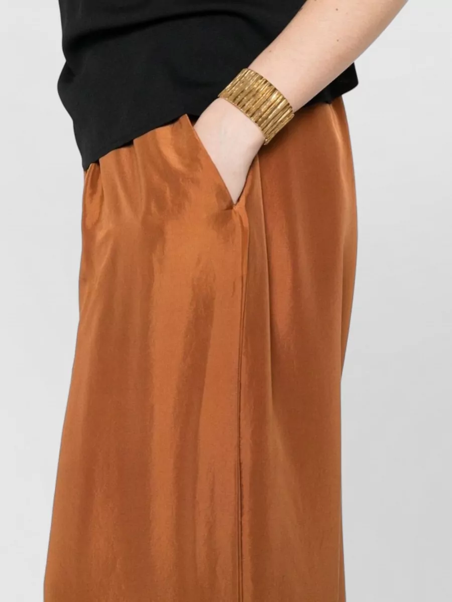 Forte Forte Silk Wide-Leg Drawstring Trousers
