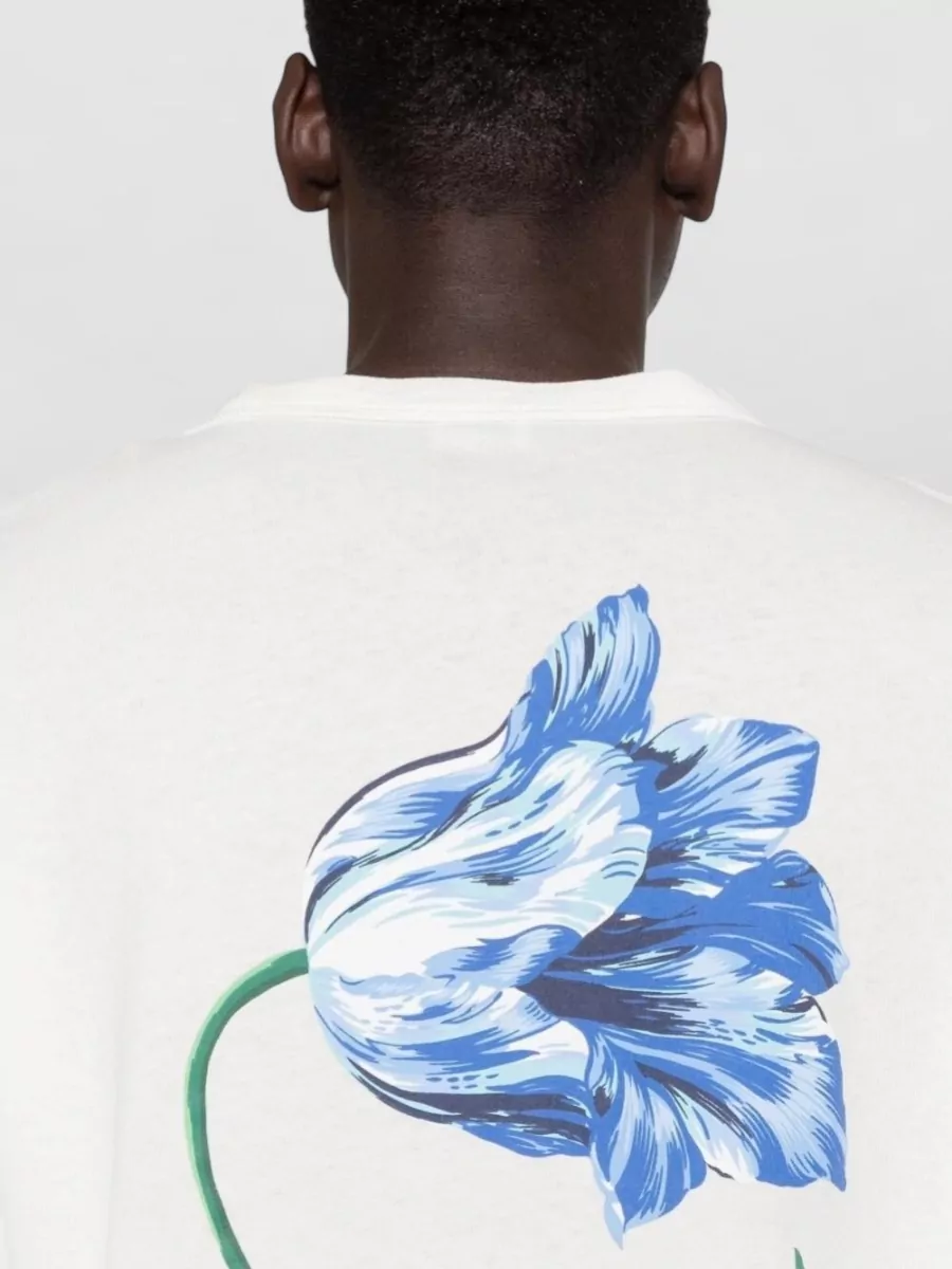 Kenzo Cotton Long-Sleeve Printed T-Shirt