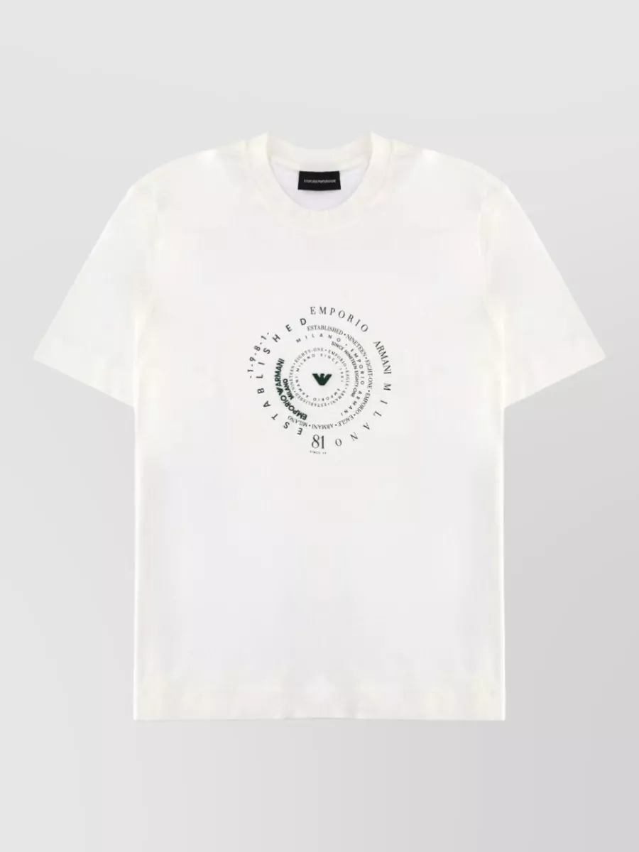 Emporio Armani logo print regular-fit t-shirt