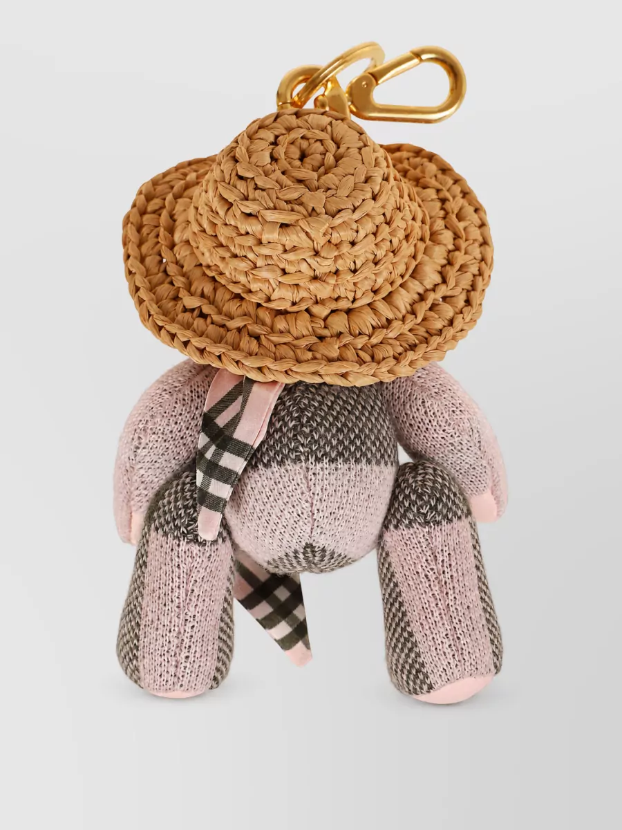 Burberry cashmere hair clip