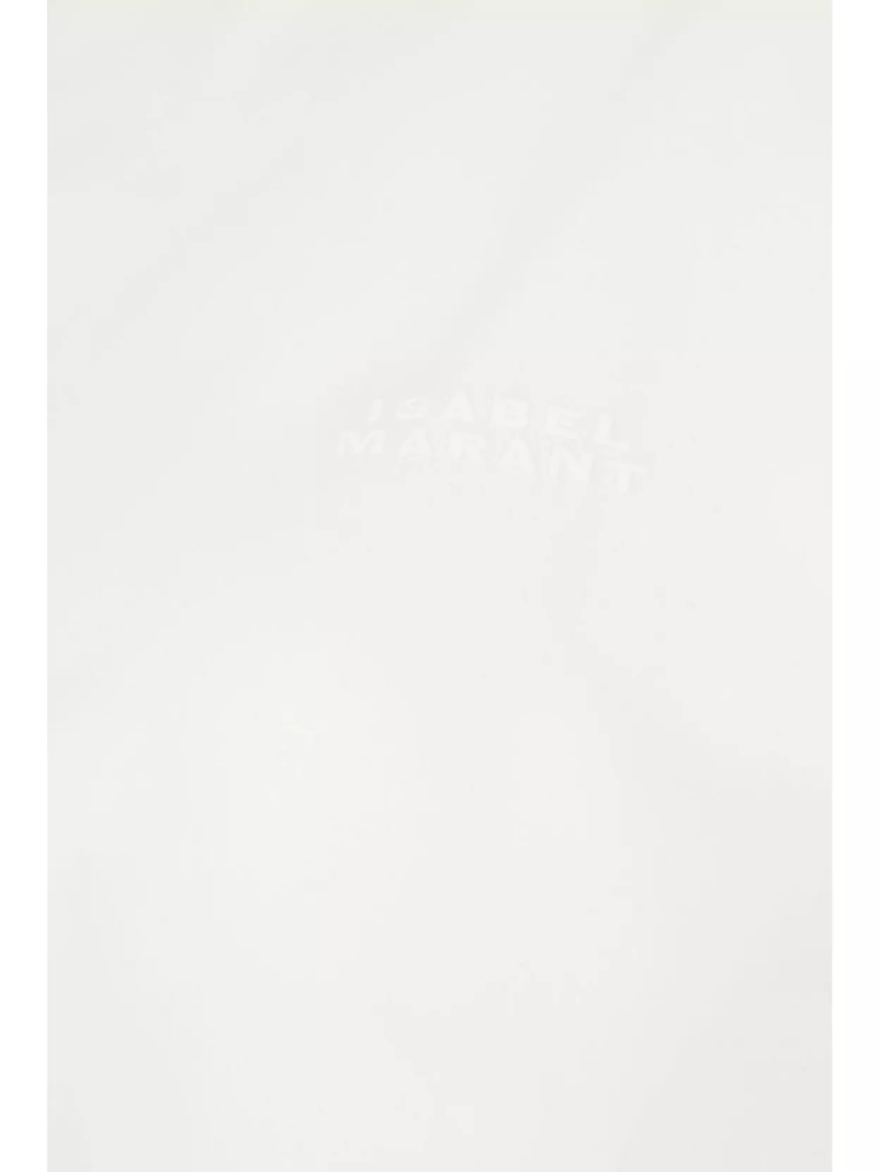 Isabel Marant Poplin Shirt With Italian Collar And Round Hemline