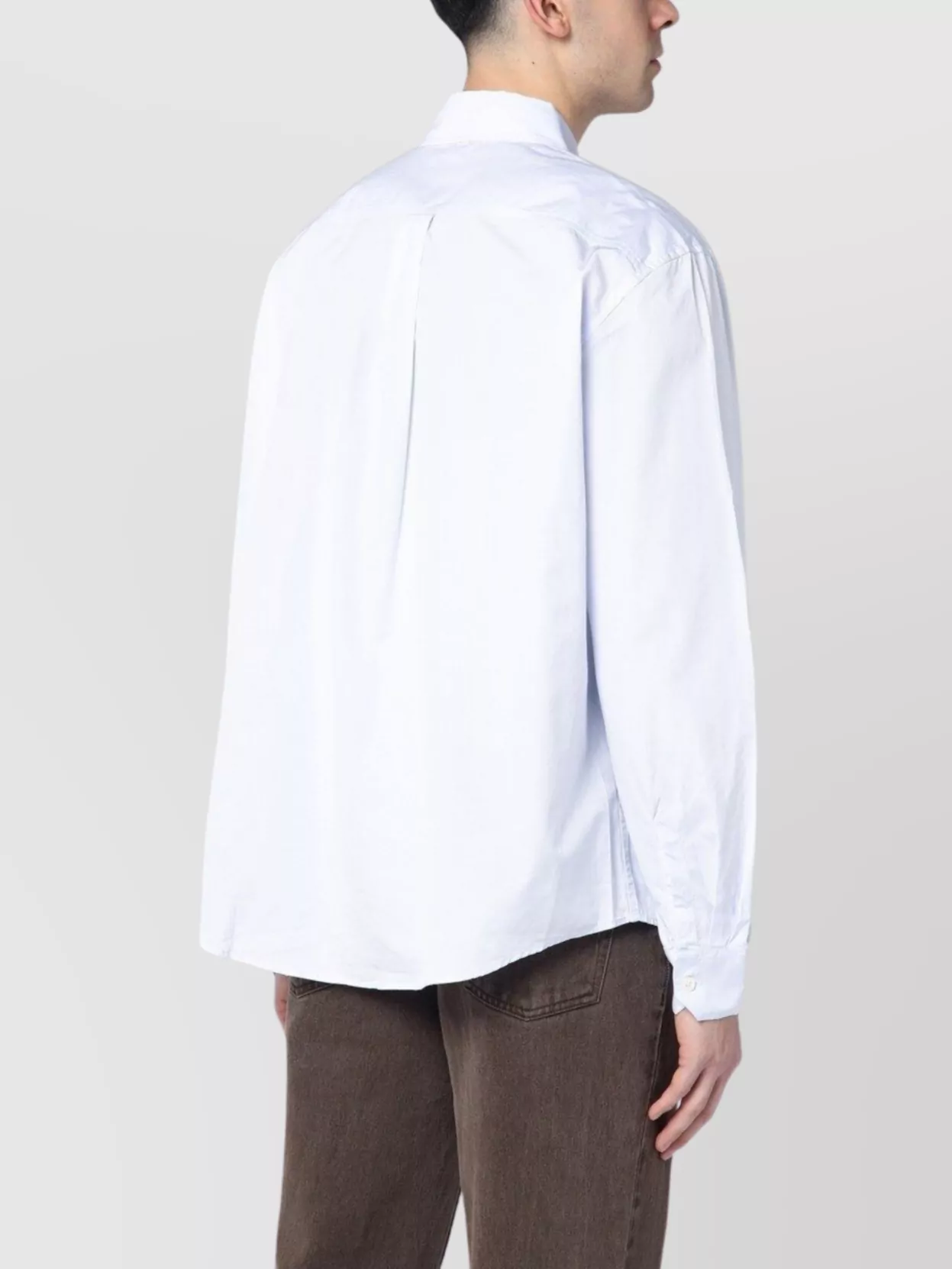 Our Legacy Cotton Shirt Featuring Chest Pocket And Long Sleeves In White