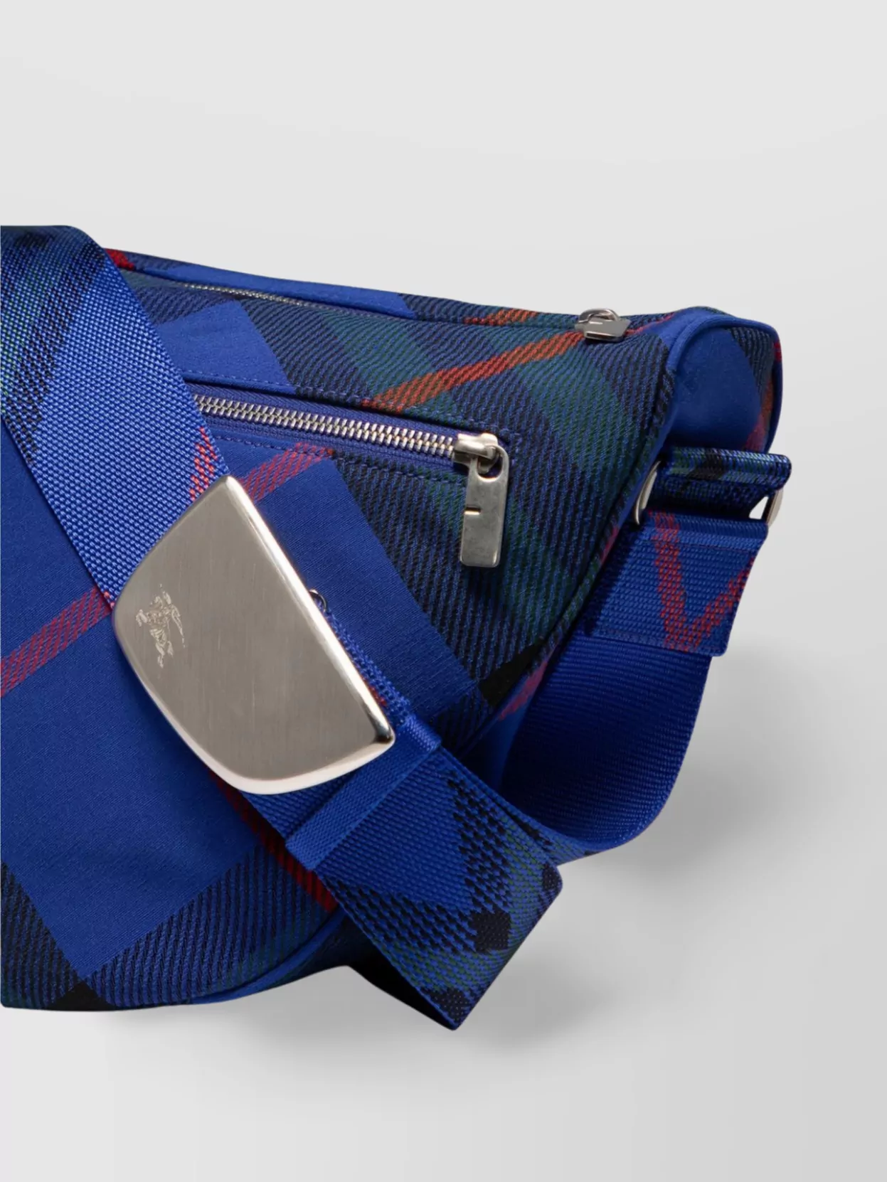 Burberry Checkered Pattern Crossbody Bags With Adjustable Strap